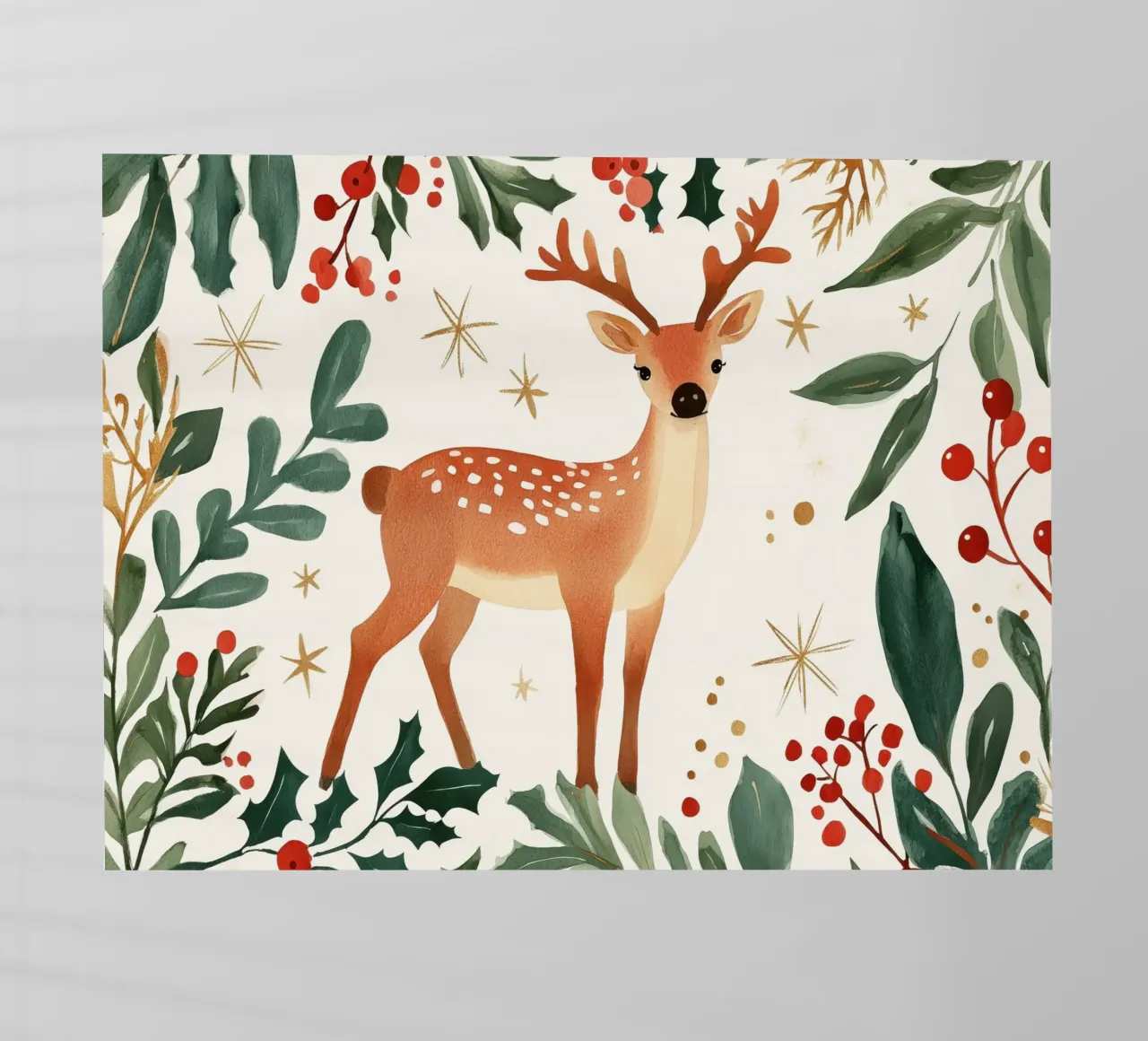 Christmas Deer pellicola backlit da treechild