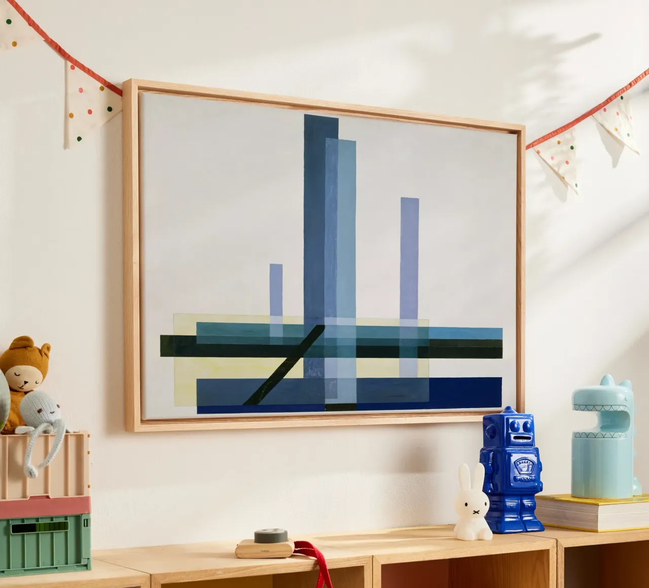 László Moholy-Nagy - C XII (Blaues Bild) Leinwand von ARTOTHEK