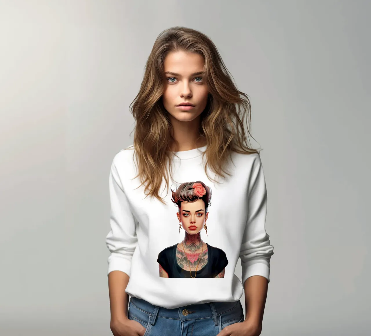 Bella ragazza adolescente felpa da Lootprint