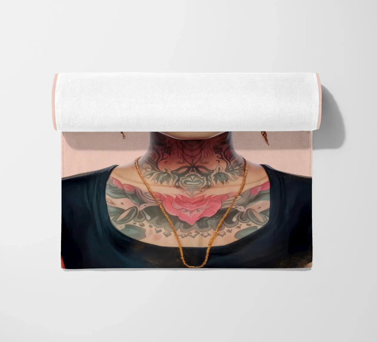 Bella ragazza adolescente telo mare da Lootprint