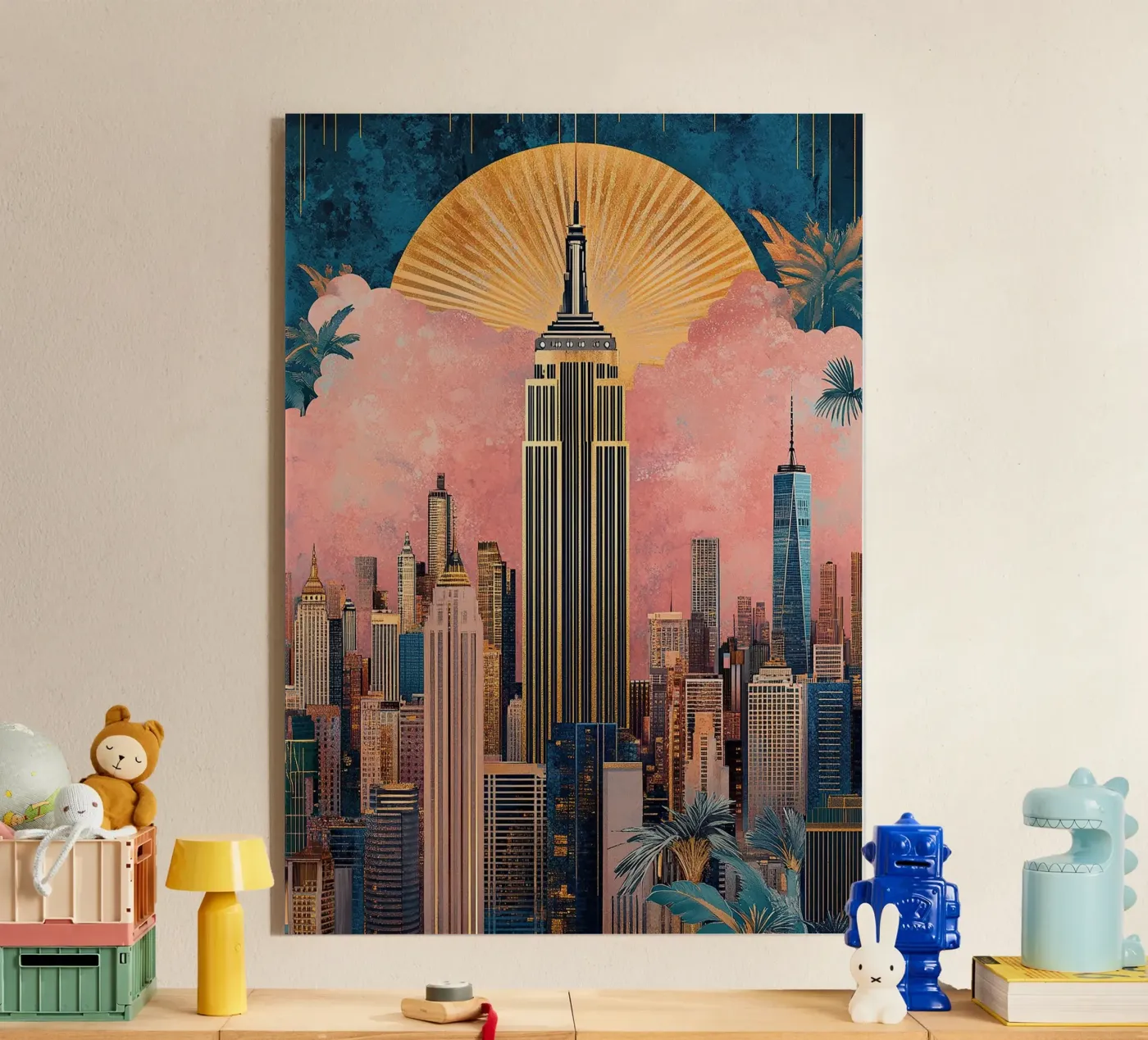 Art Deco acryl van Nikis Art Studio