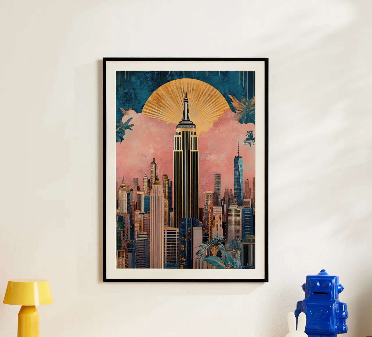 Art Déco poster con telaio in plastica da Nikis Art Studio
