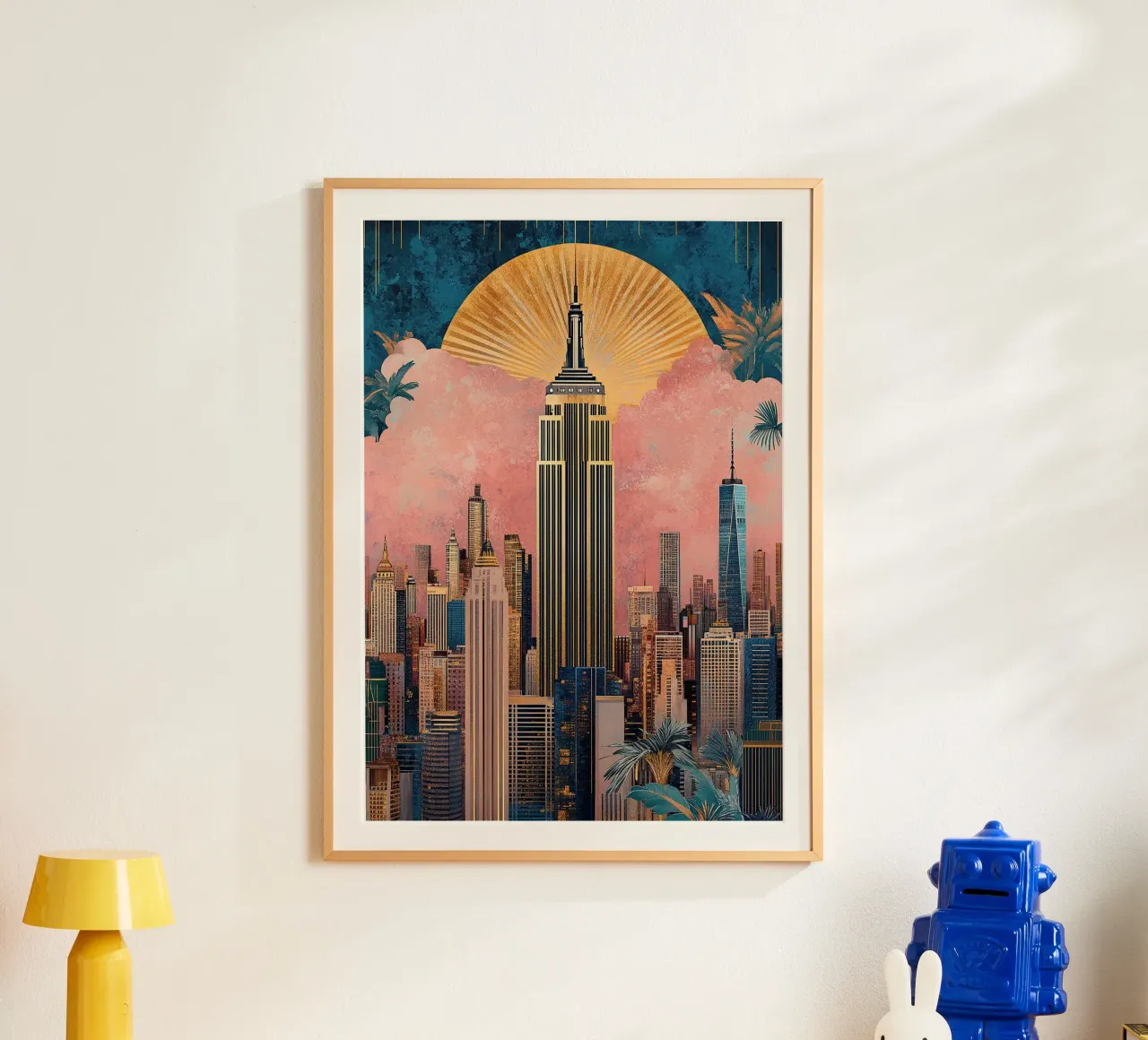 Art Déco poster con telaio in plastica da Nikis Art Studio