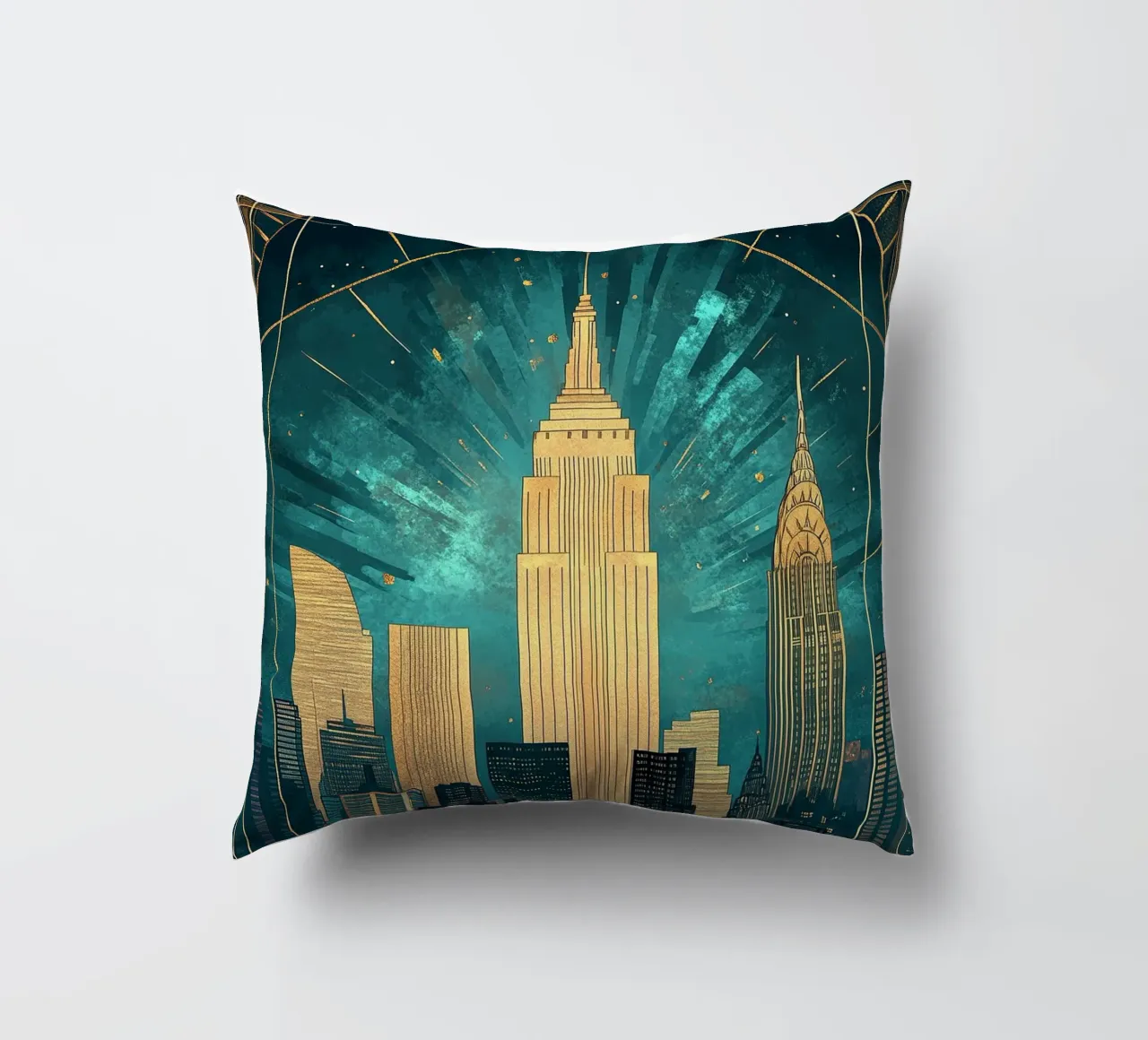 Skyline cuscino da Nikis Art Studio