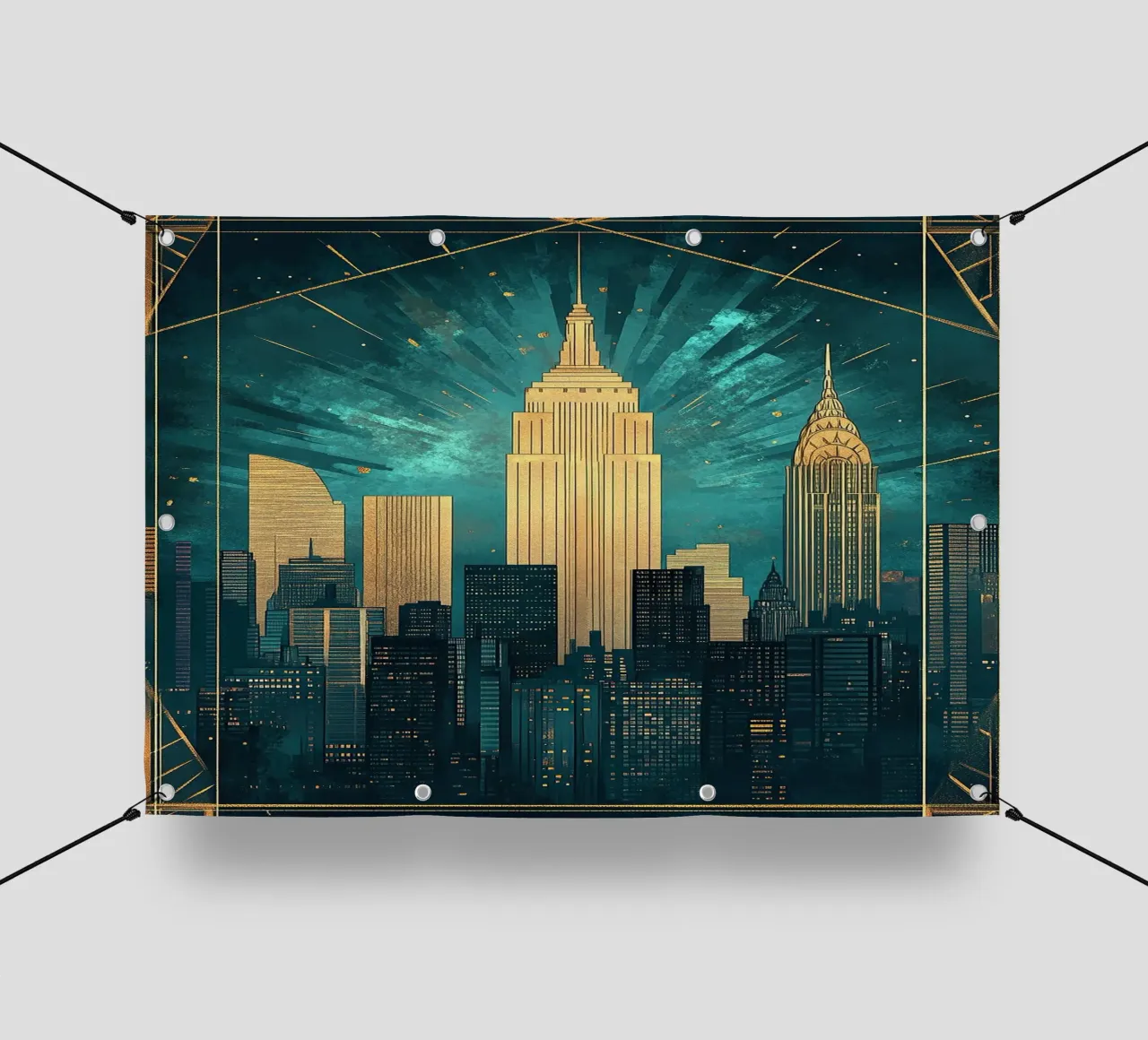 Skyline telo in pvc da Nikis Art Studio