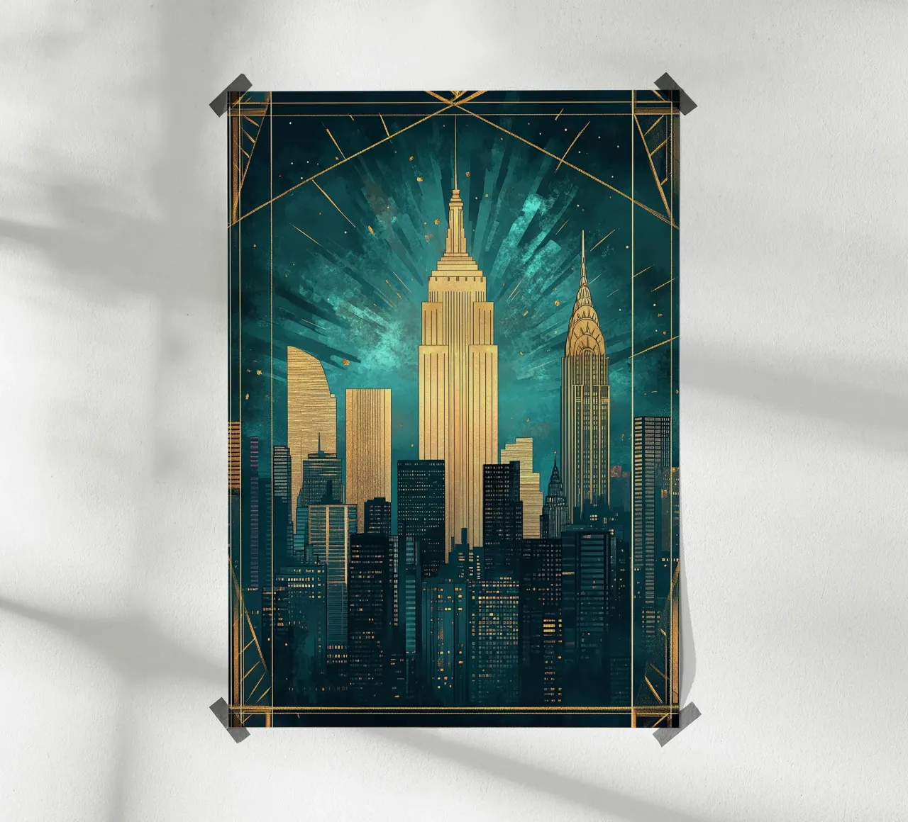 Skyline poster da Nikis Art Studio