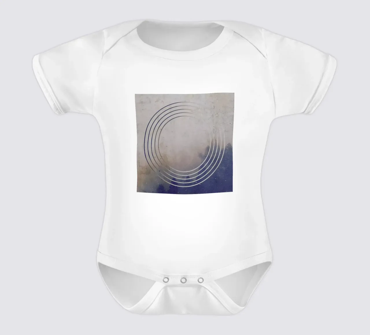 Fog Circles body neonato maniche corte da cafelab