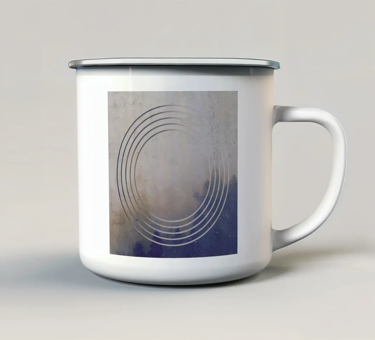 Fog Circles tazza in smalto da cafelab