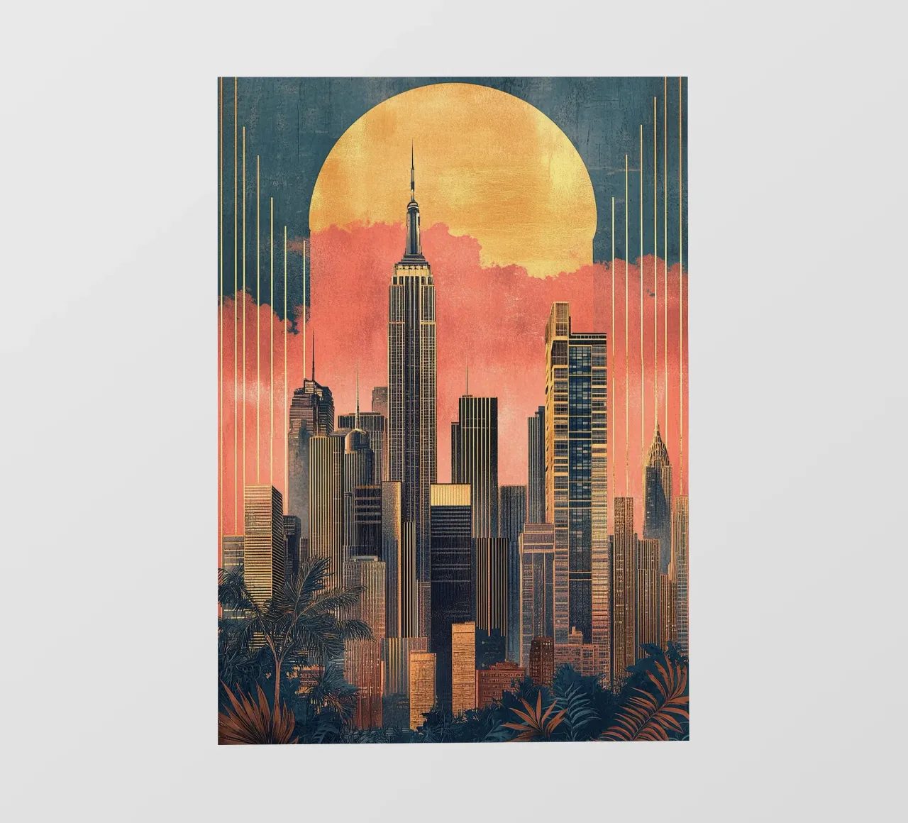 Art Deco telo in pvc da Nikis Art Studio