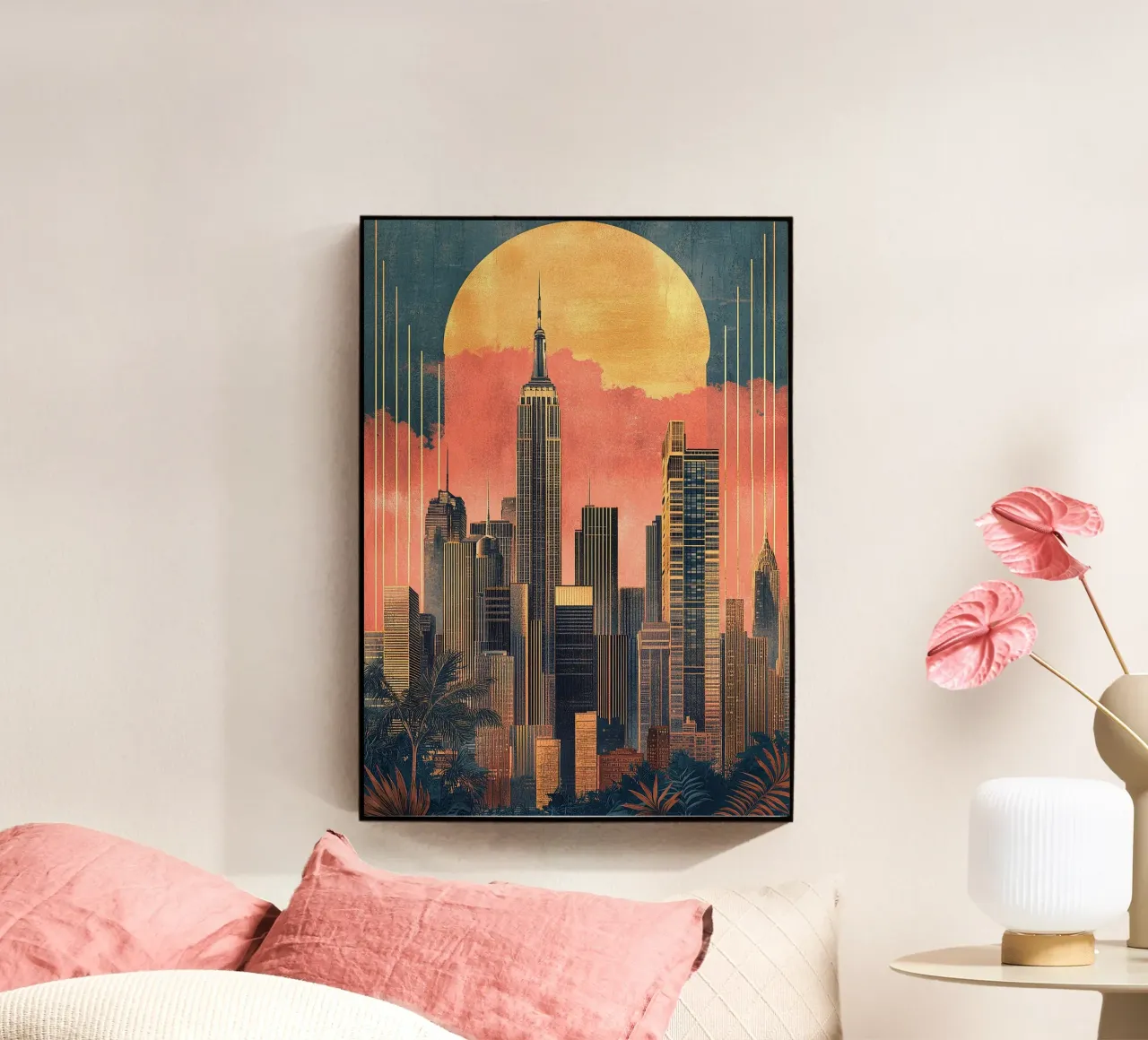 Art Deco plexiglass da Nikis Art Studio