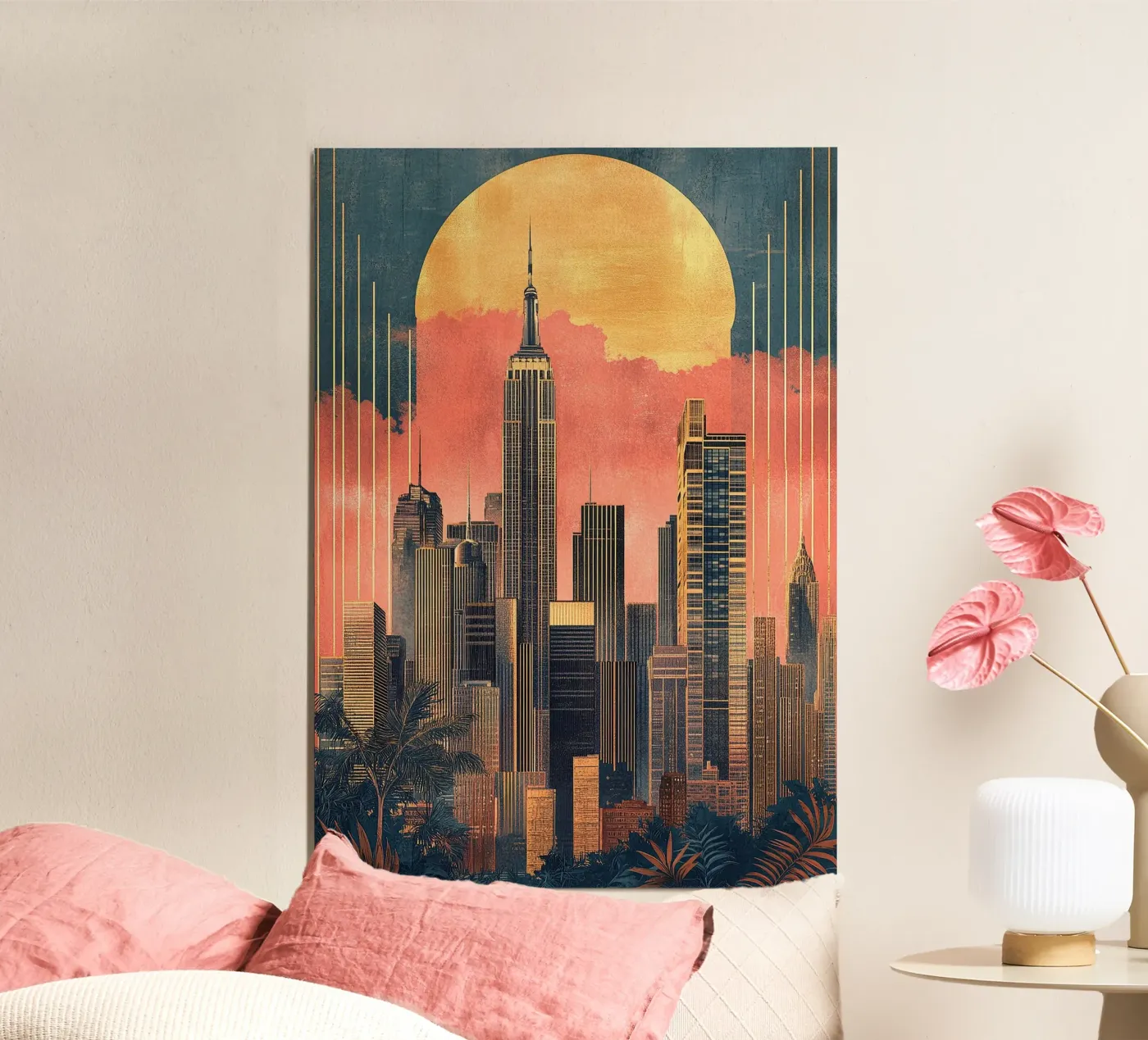 Art Deco poster by Nikis Art Studio