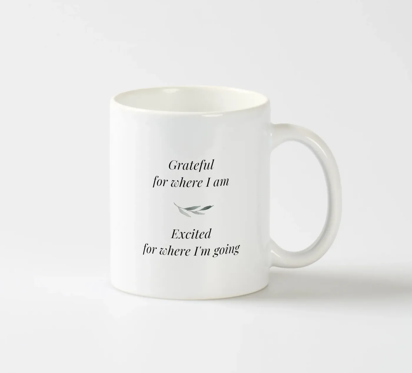 Grateful ceramic mug by Magnific