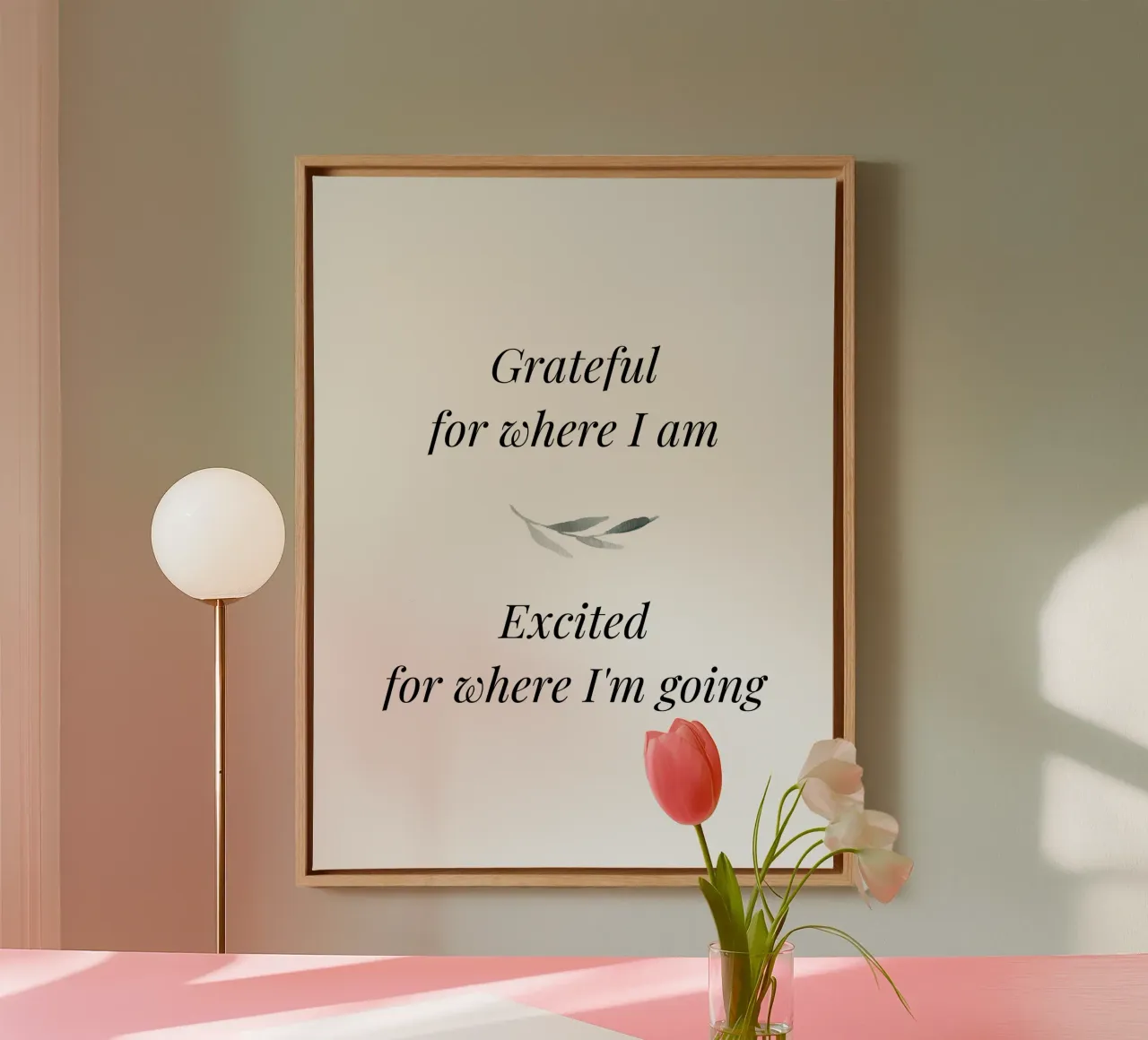 Grateful tela con Cornice a cassetta da Magnific
