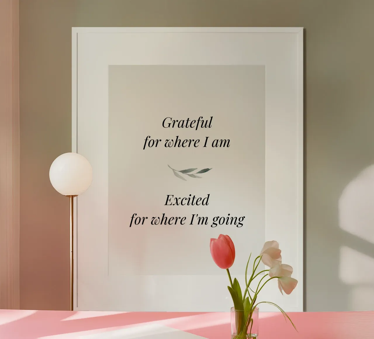 Grateful poster van Magnific