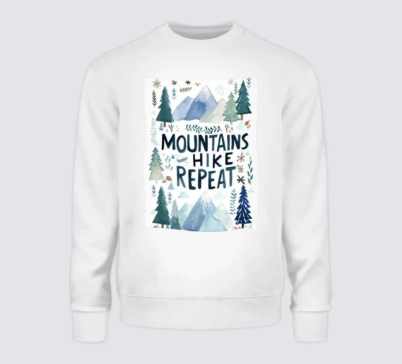 Mountains Hike Repeat felpa da treechild