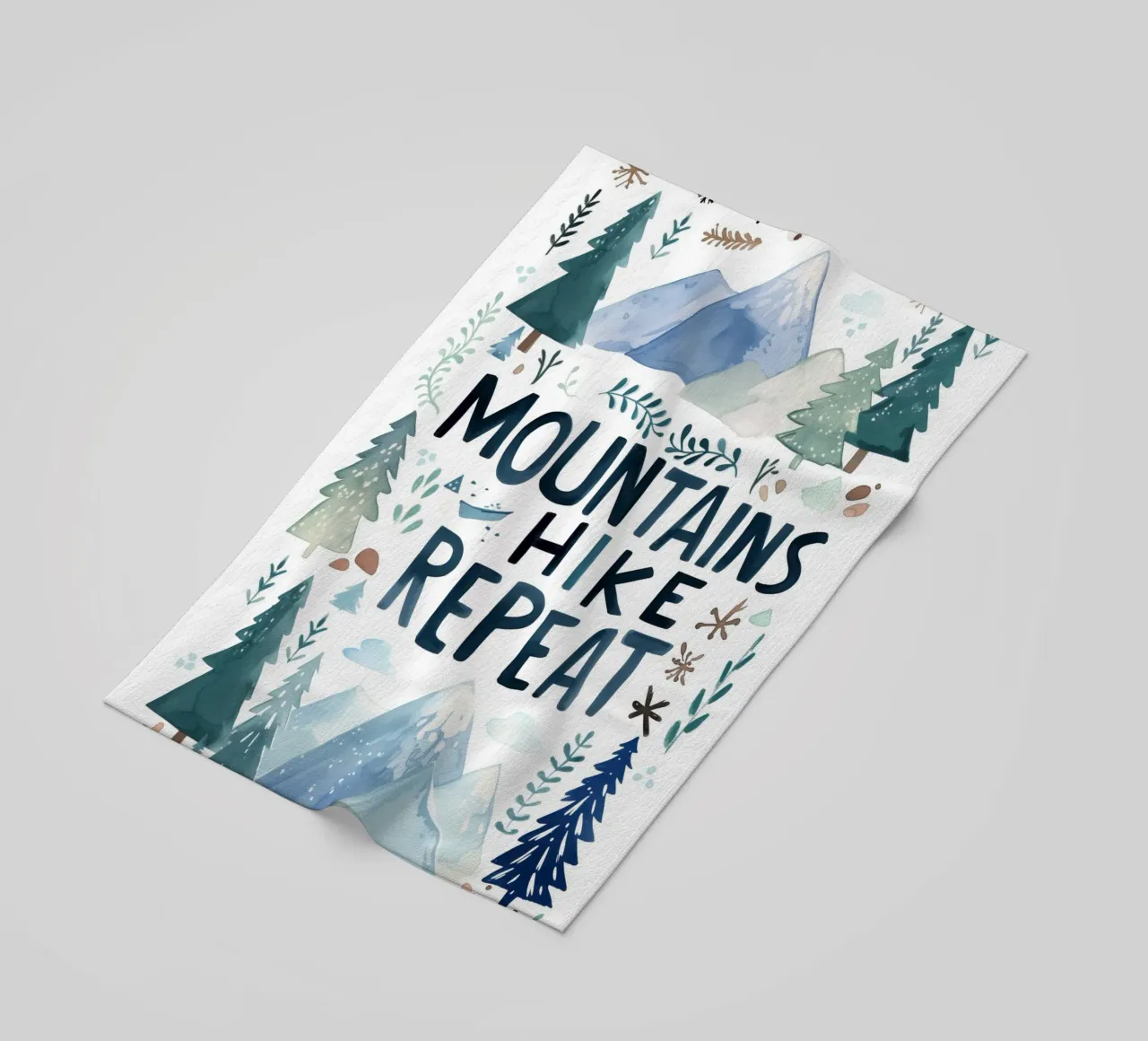 Mountains Hike Repeat telo mare da treechild