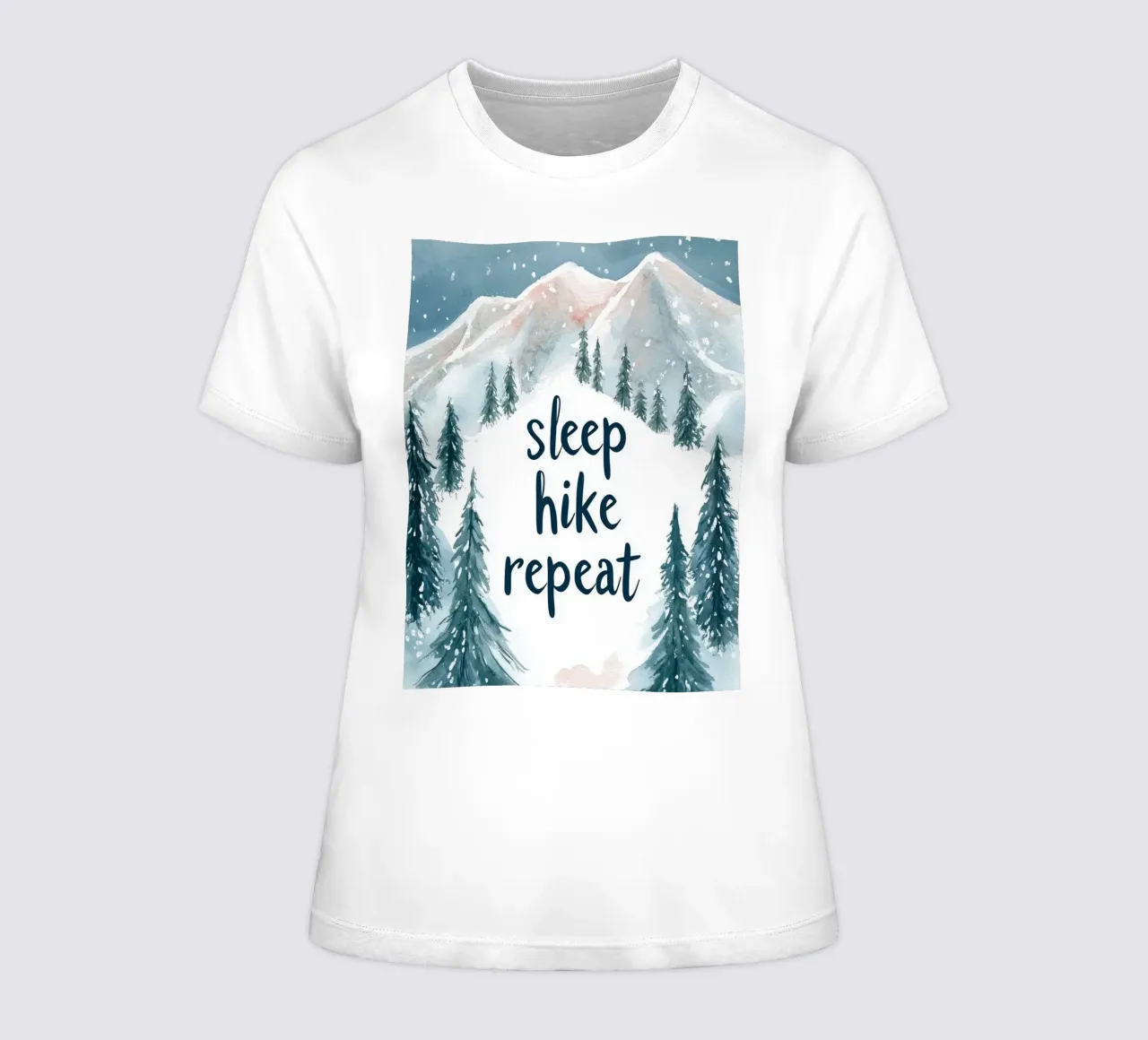 Sleep Hike Repeat Frauen T-Shirt von treechild