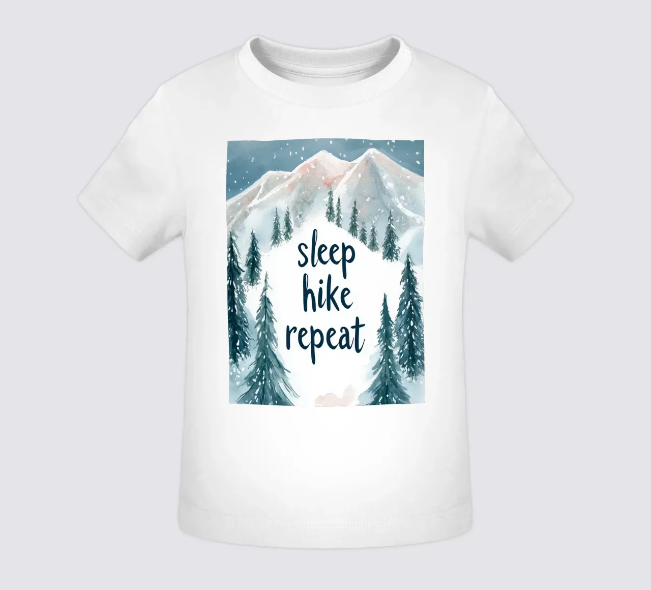 Sleep Hike Repeat maglietta neonato da treechild