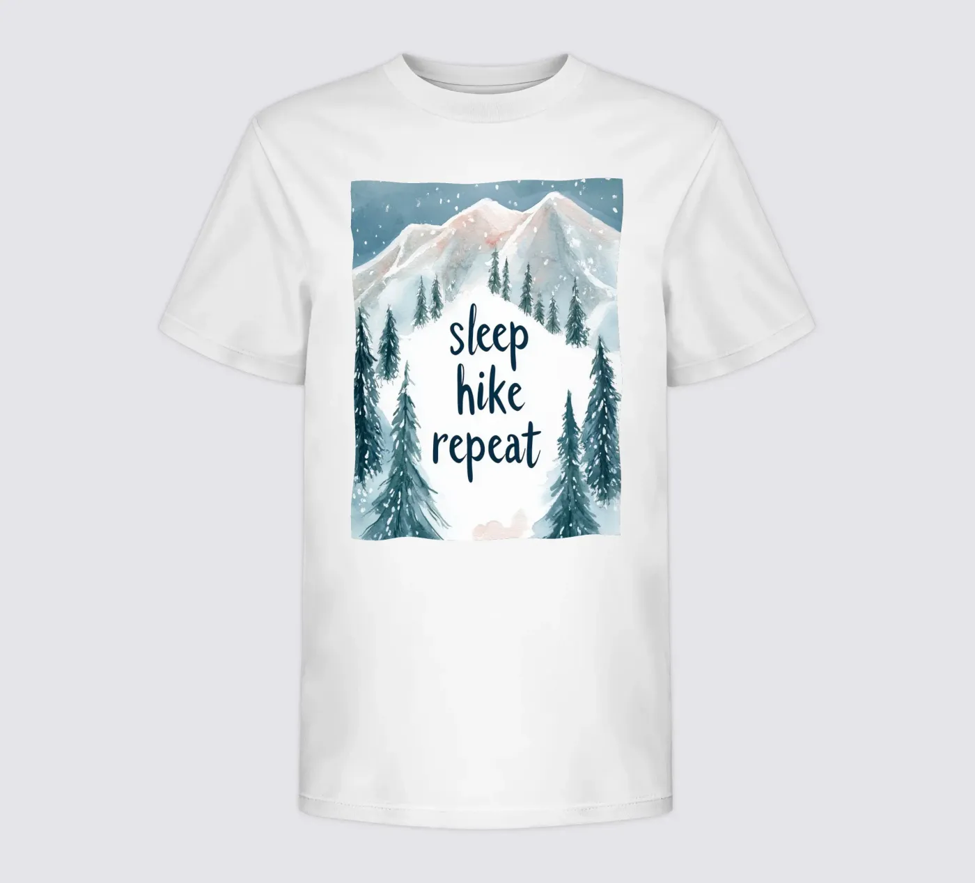 Sleep Hike Repeat t-shirt bambini da treechild