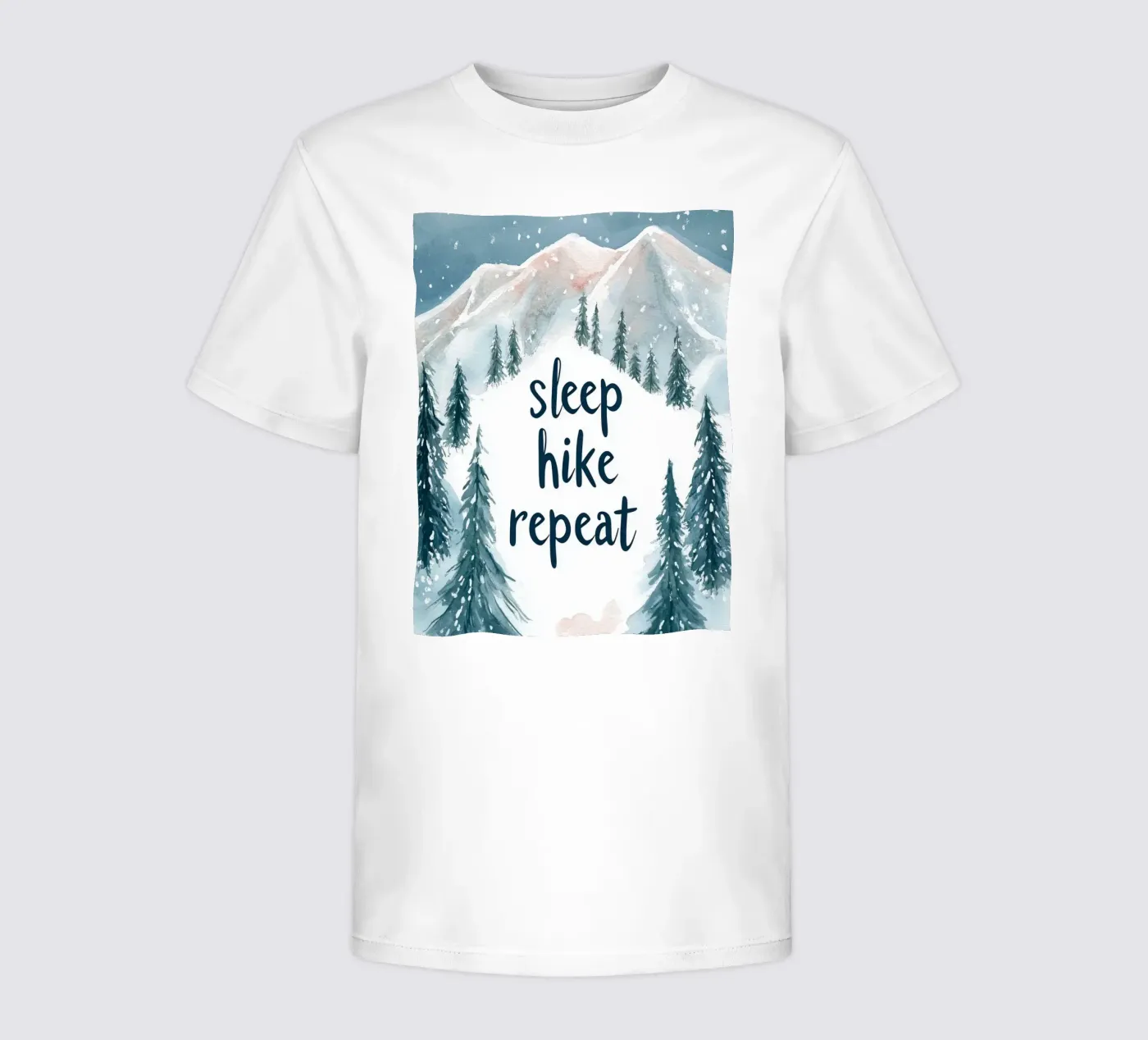 Sleep Hike Repeat t-shirt bambini da treechild