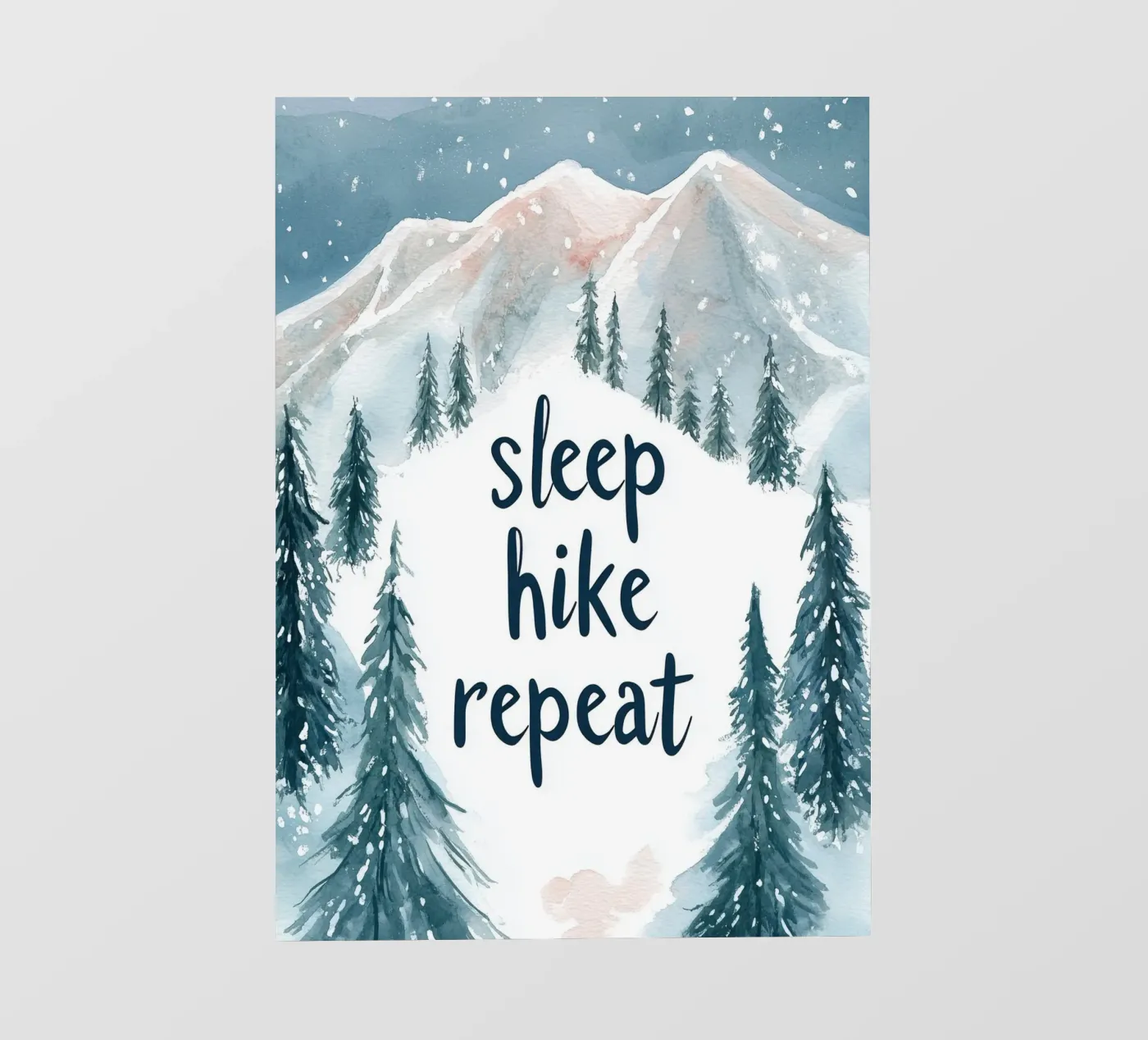 Sleep Hike Repeat pellicola backlit da treechild