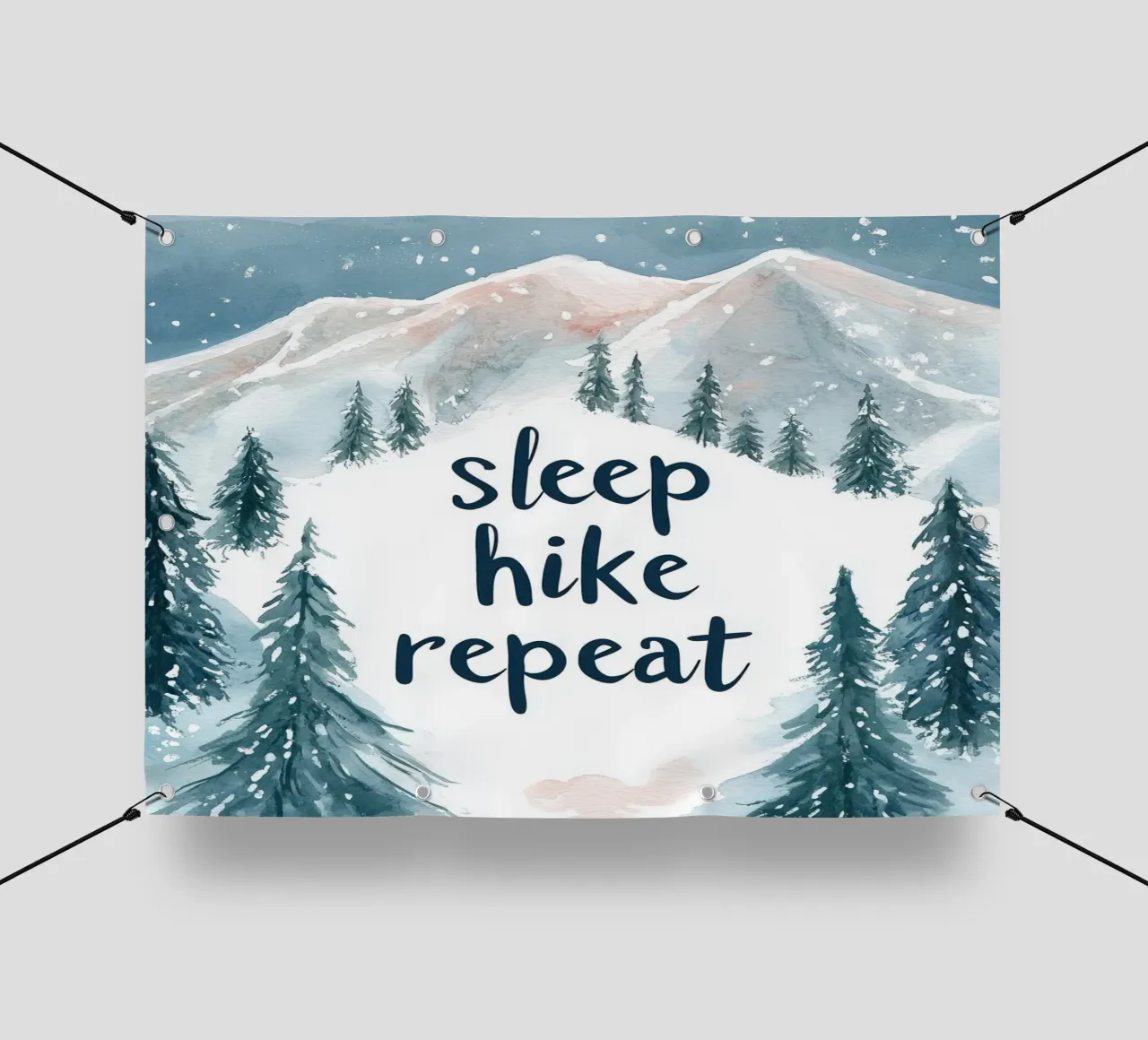 Sleep Hike Repeat pvc cover by treechild
