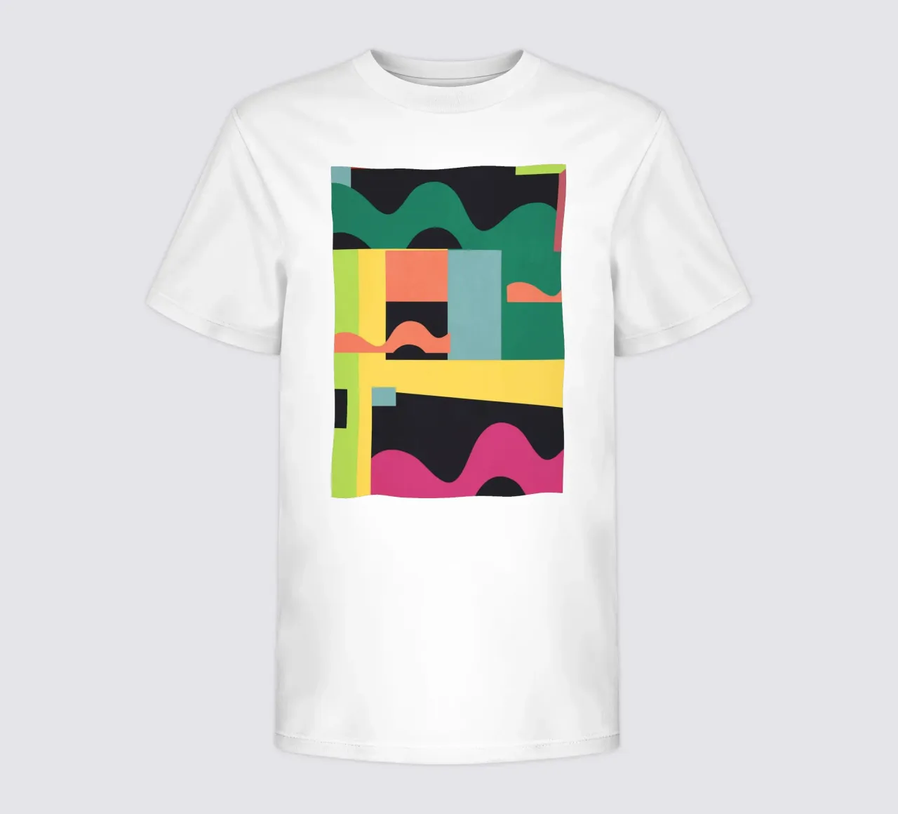Colorful Geometric Abstract Art 20 kids t-shirt by Gaite