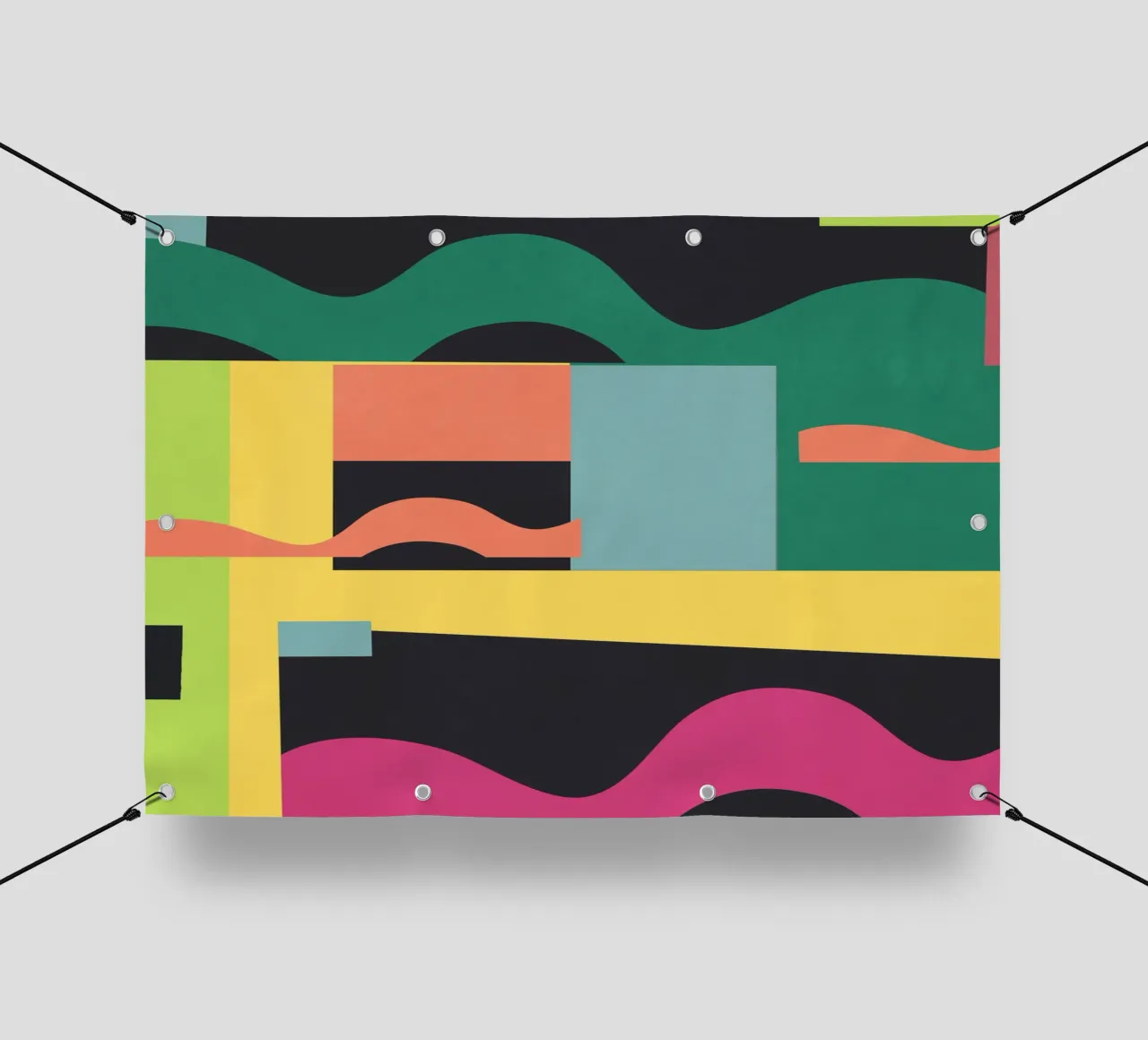 Colorful Geometric Abstract Art 20 pvc cover by Gaite