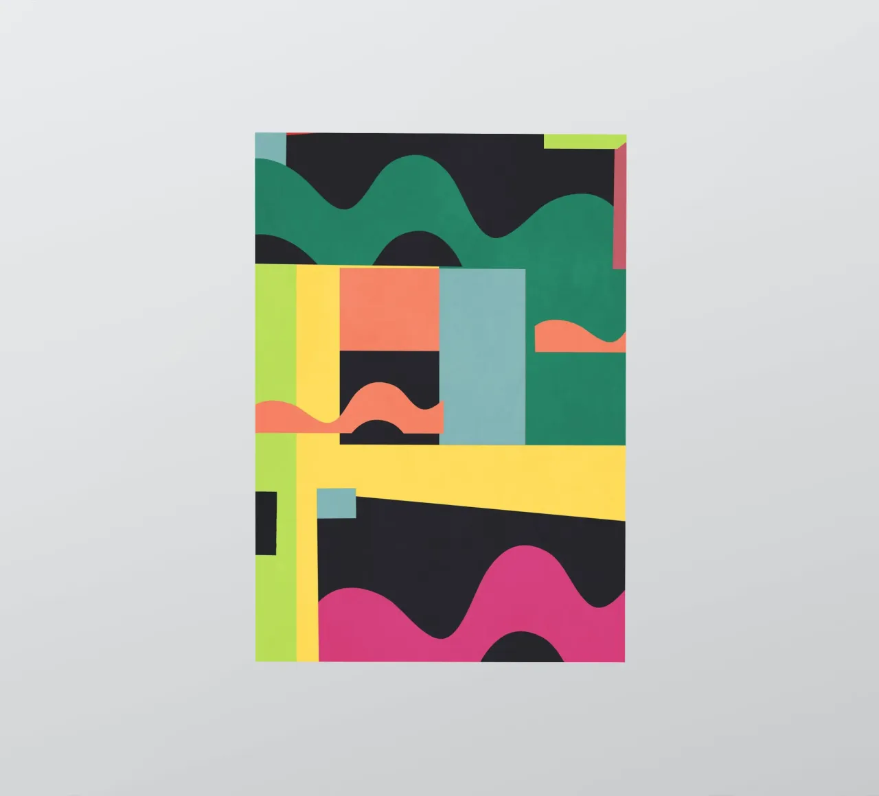 Colorful Geometric Abstract Art 20 sticker by Gaite