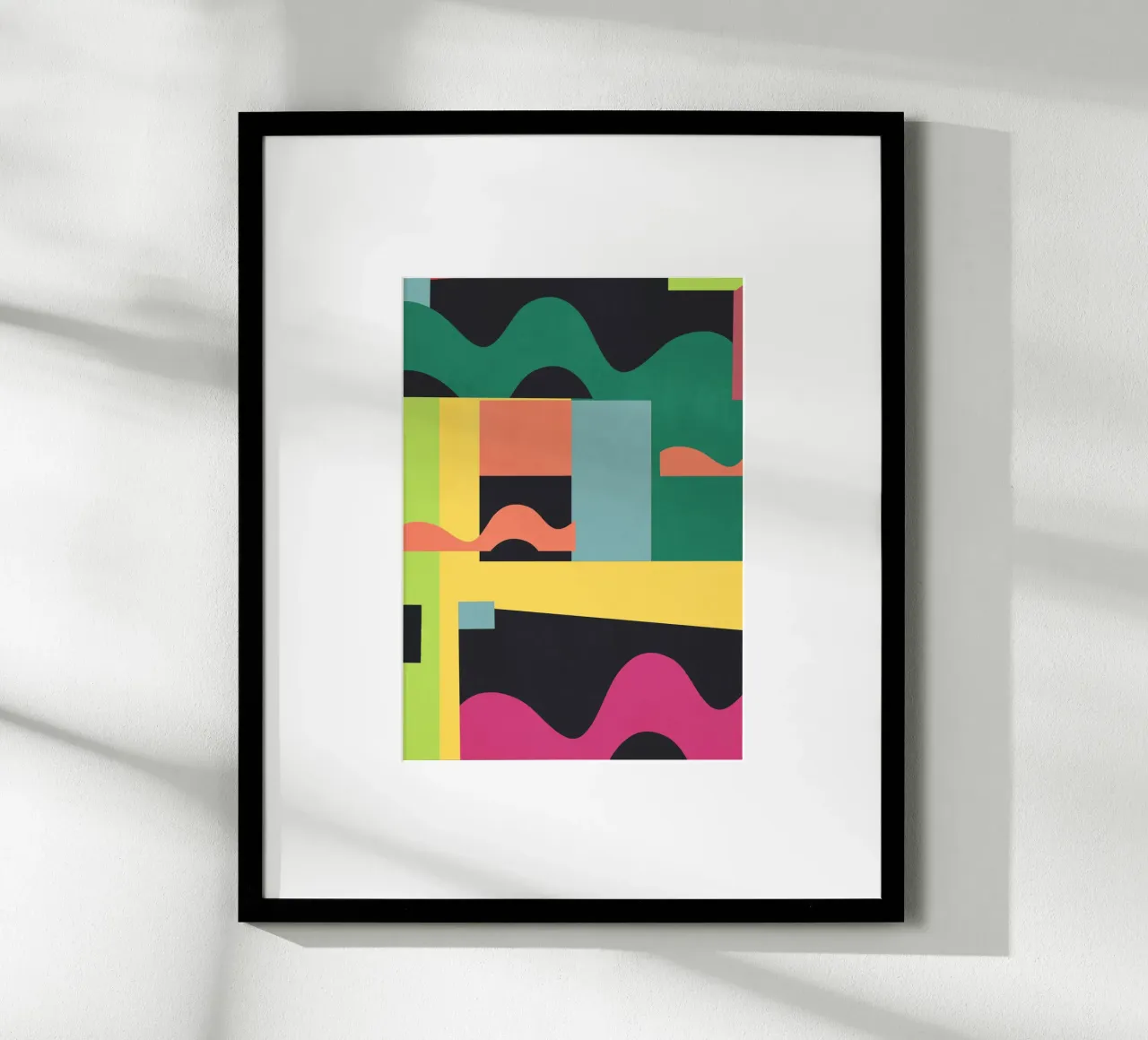Colorful Geometric Abstract Art 20 hahnemühle by Gaite