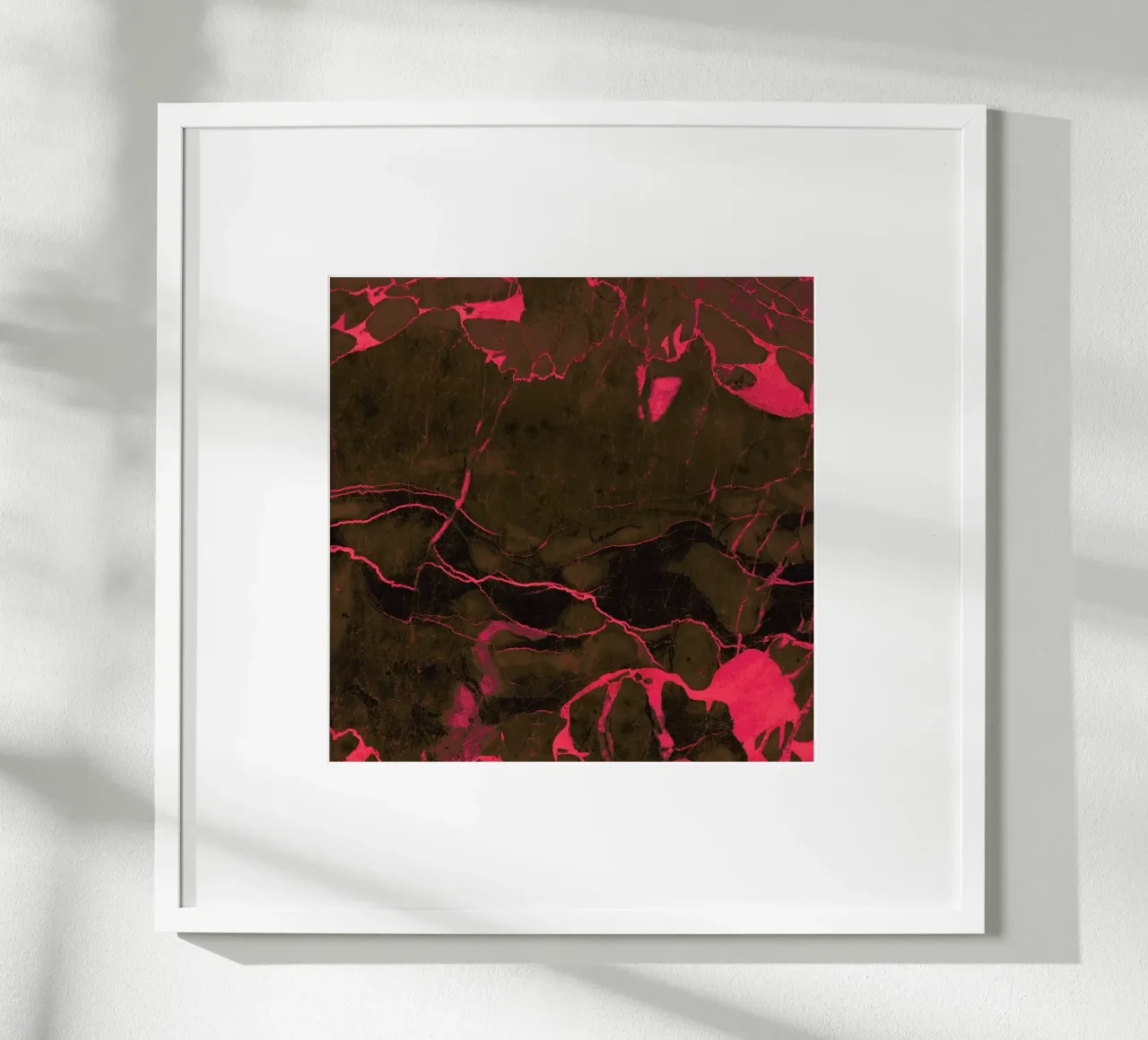 Grey Marble And Coral hahnemühle by cafelab