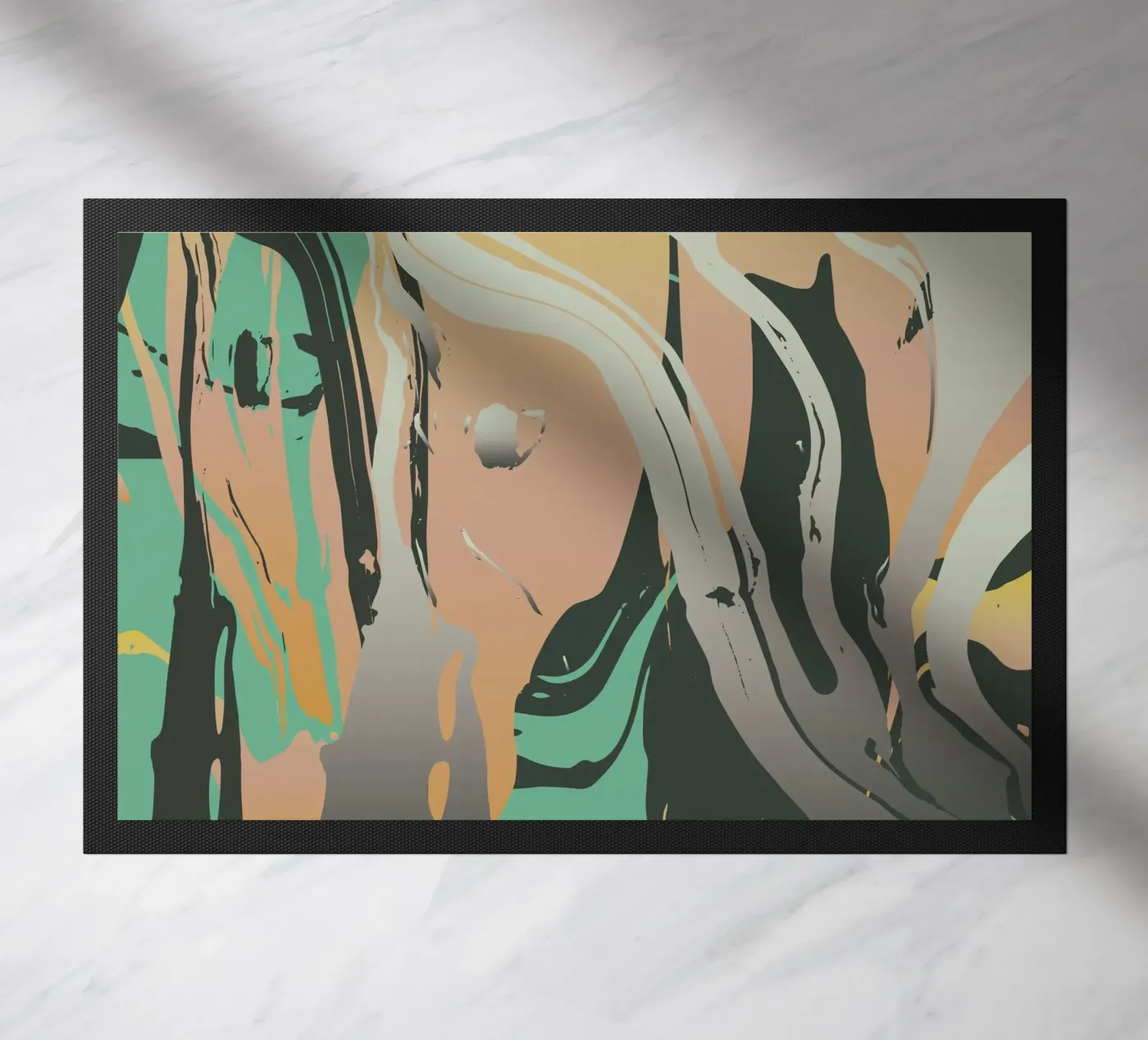 Abstract Marble doormat by Metron