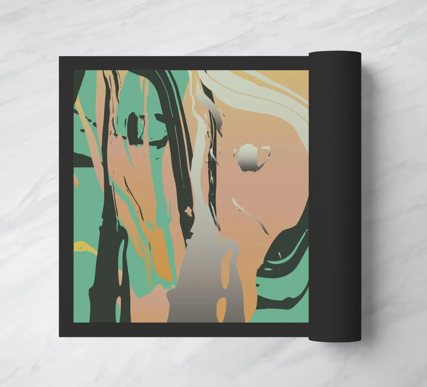 Abstract Marble doormat by Metron