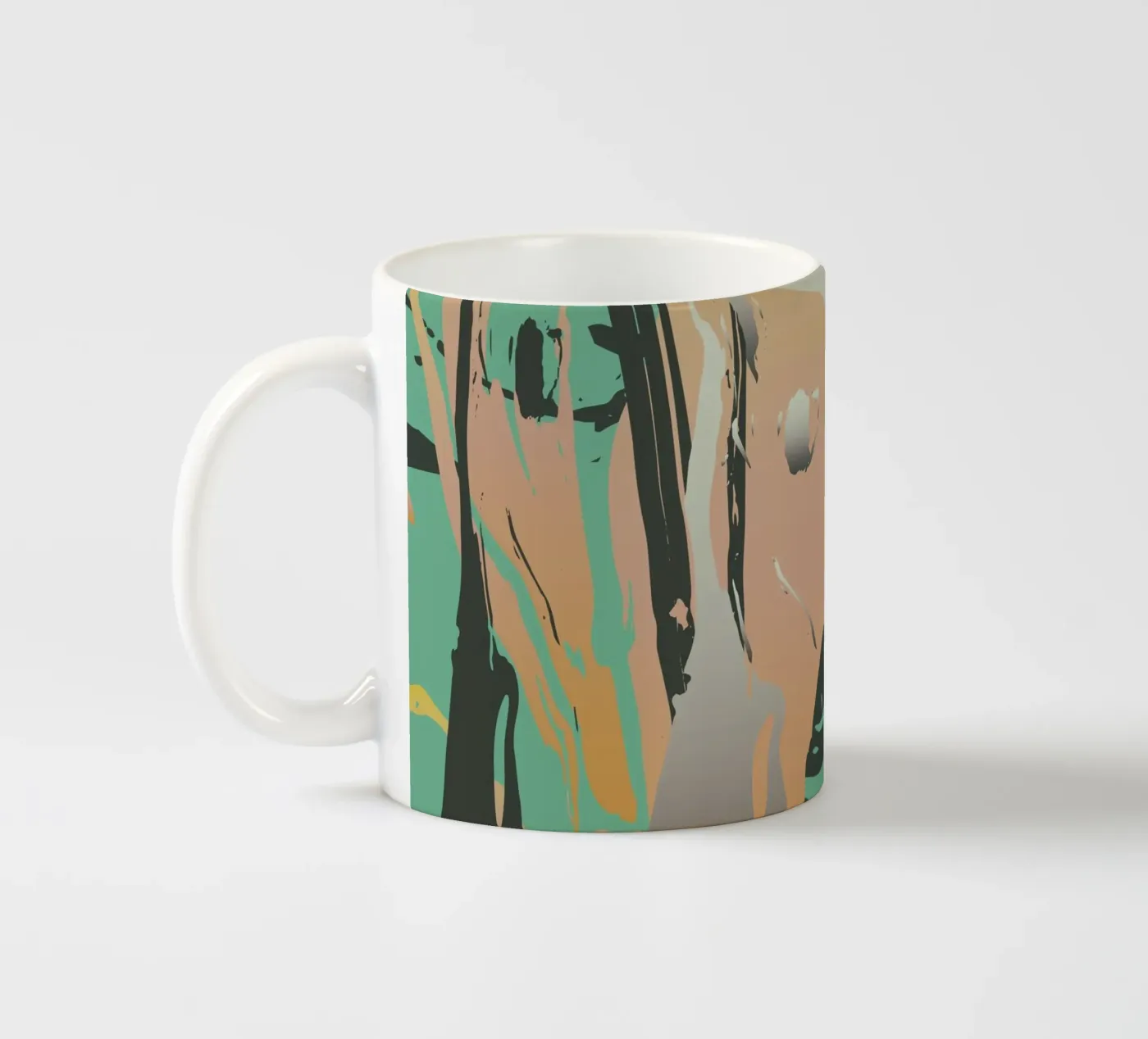 Abstract Marble ceramic mug by Metron