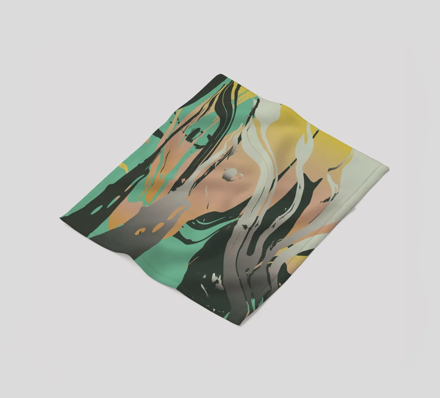 Abstract Marble fleecedeken van Metron