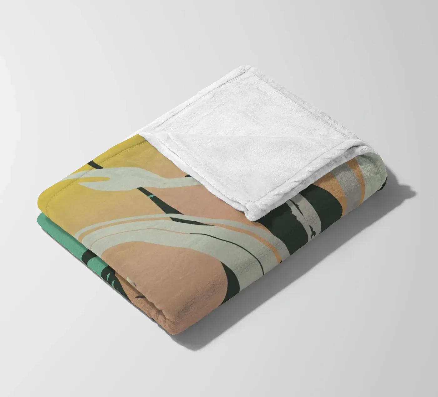 Abstract Marble fleecedeken van Metron