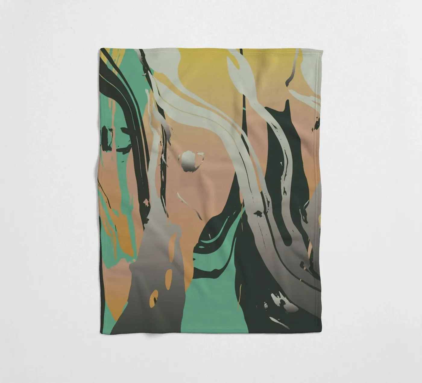 Abstract Marble fleecedeken van Metron