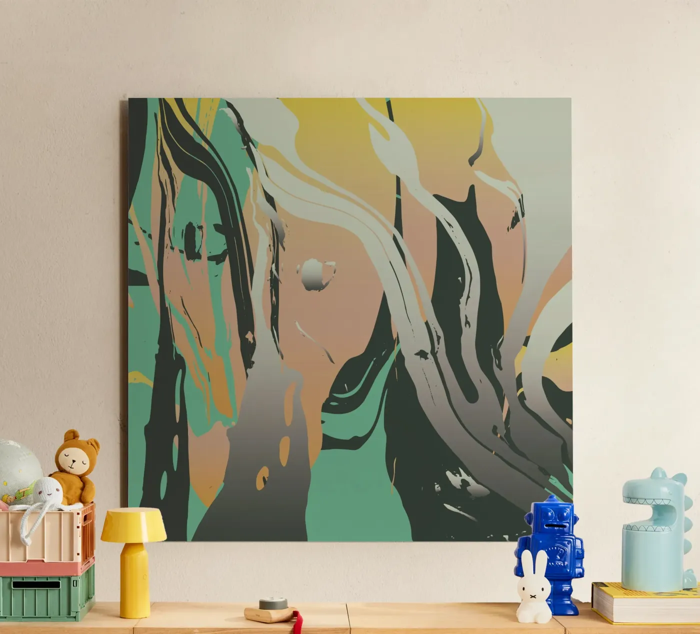 Abstract Marble forex plate by Metron