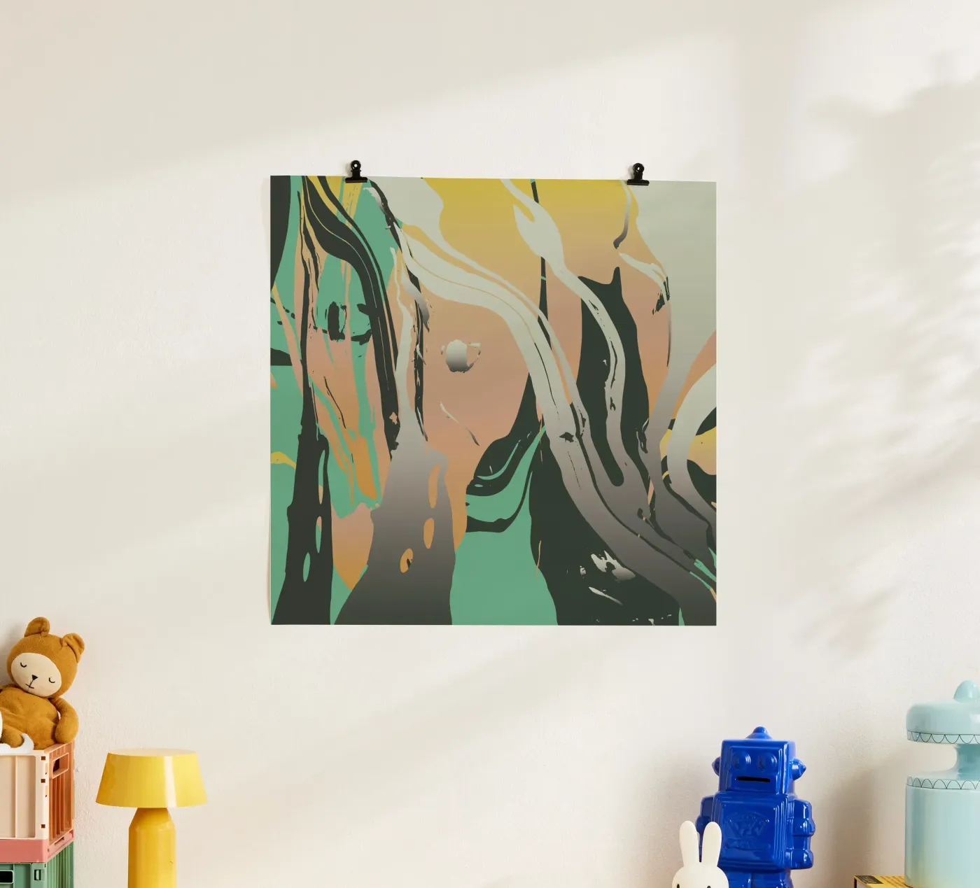 Abstract Marble Poster von Metron