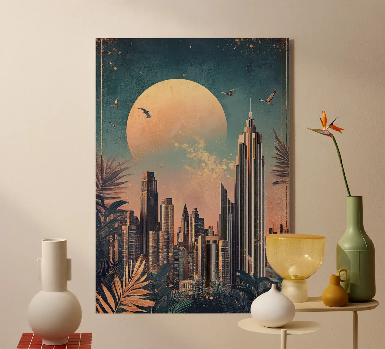 Art Déco plexiglass da Nikis Art Studio