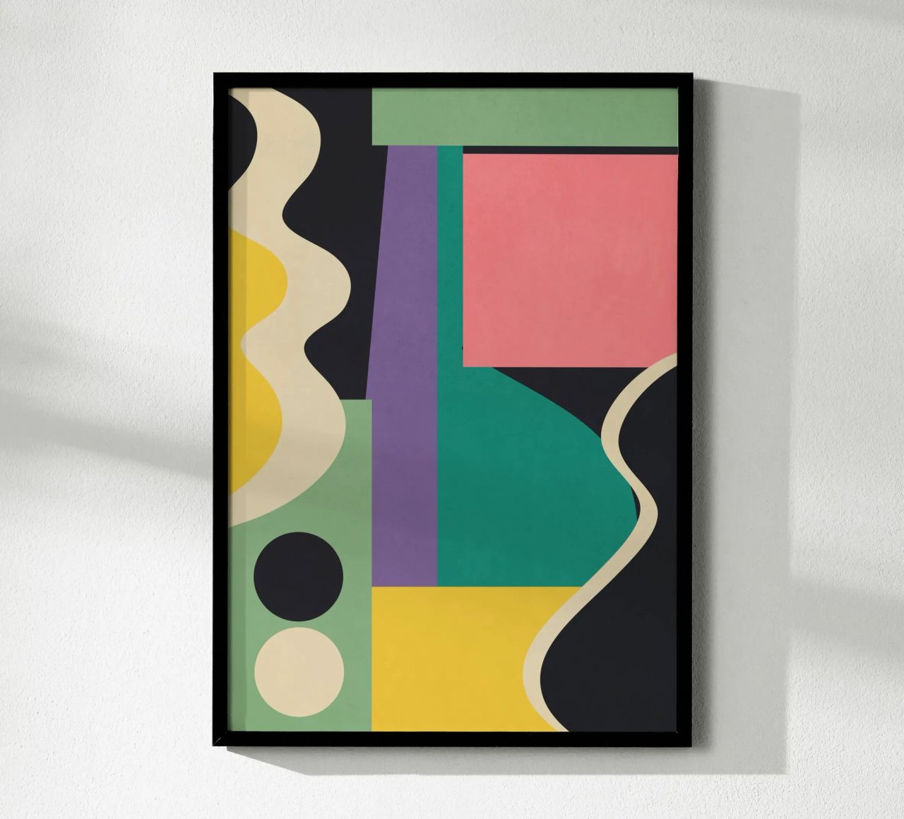 Colorful Geometric Abstract Art 21 poster by Gaite