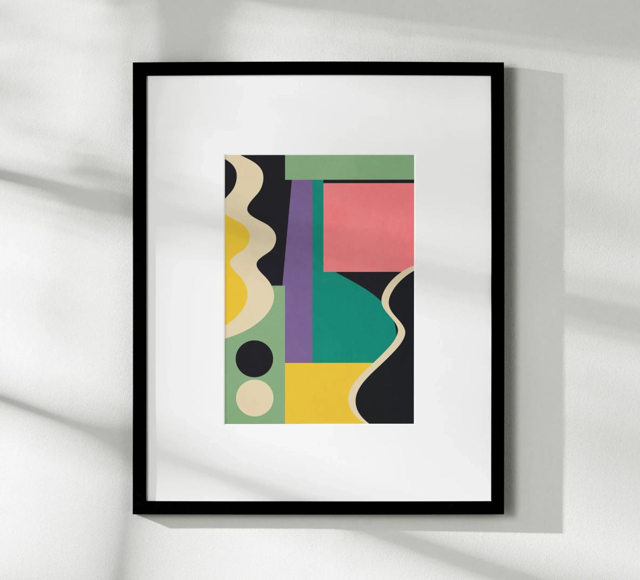 Colorful Geometric Abstract Art 21 poster by Gaite