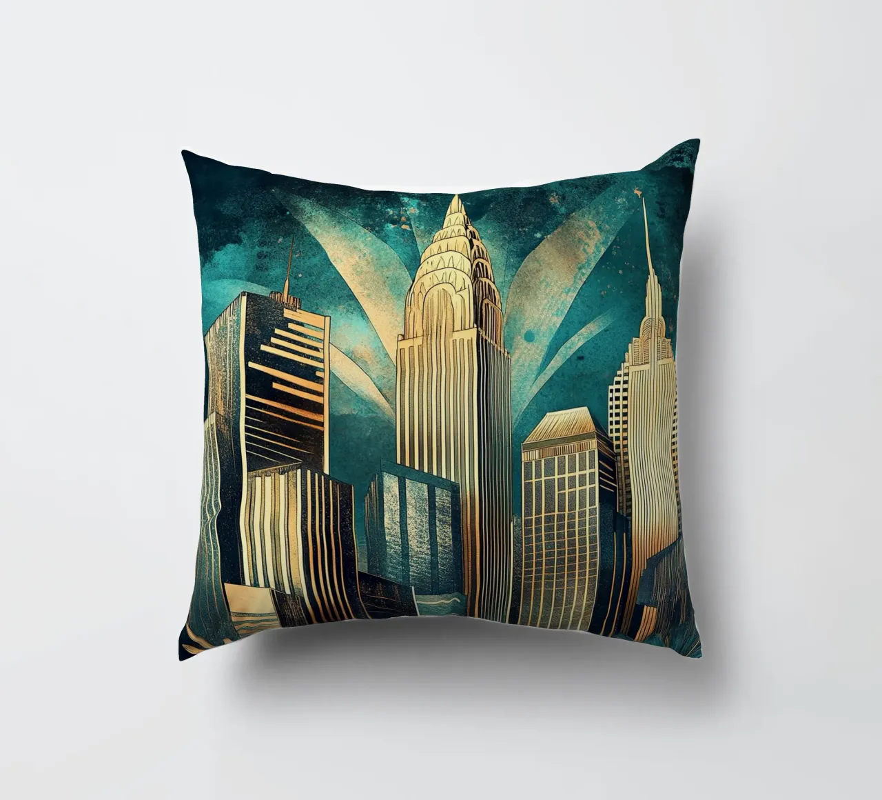 Art Deco cuscino da Nikis Art Studio