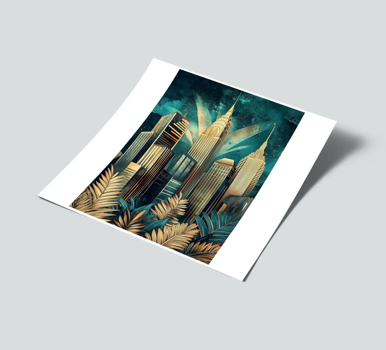 Art Deco foglio adesivo da Nikis Art Studio