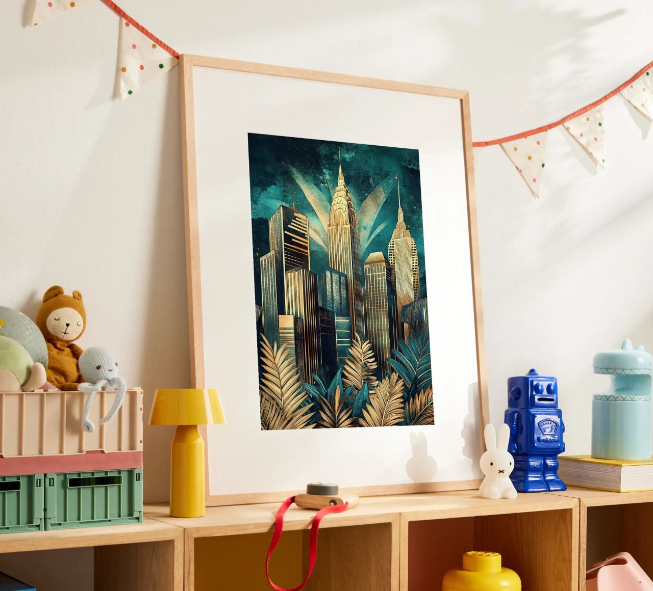 Art Deco poster by Nikis Art Studio