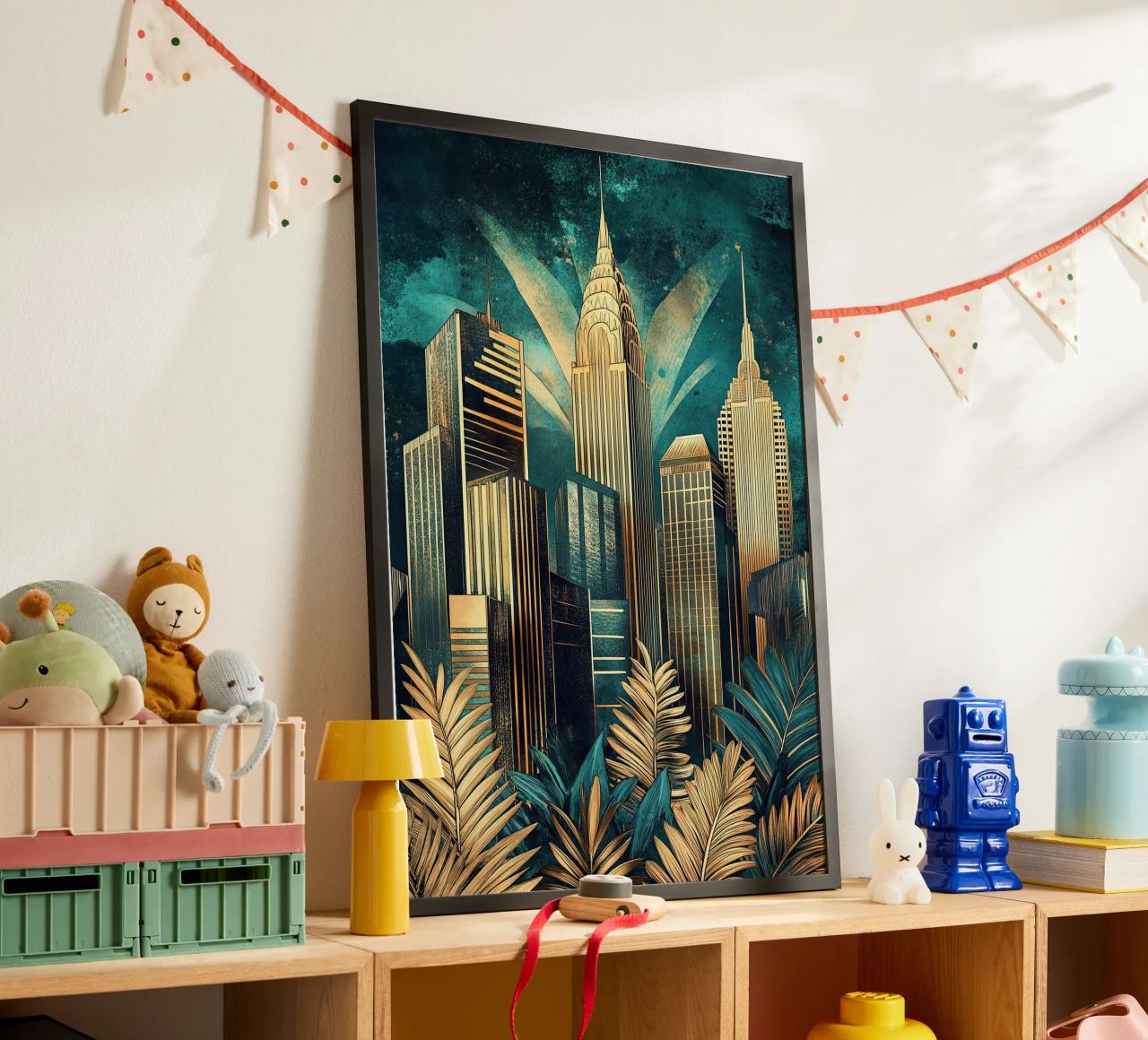 Art Deco poster by Nikis Art Studio