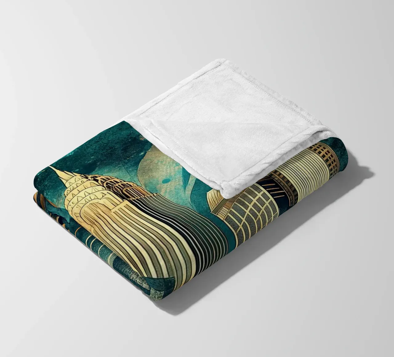 Art Deco coperta in pile da Nikis Art Studio