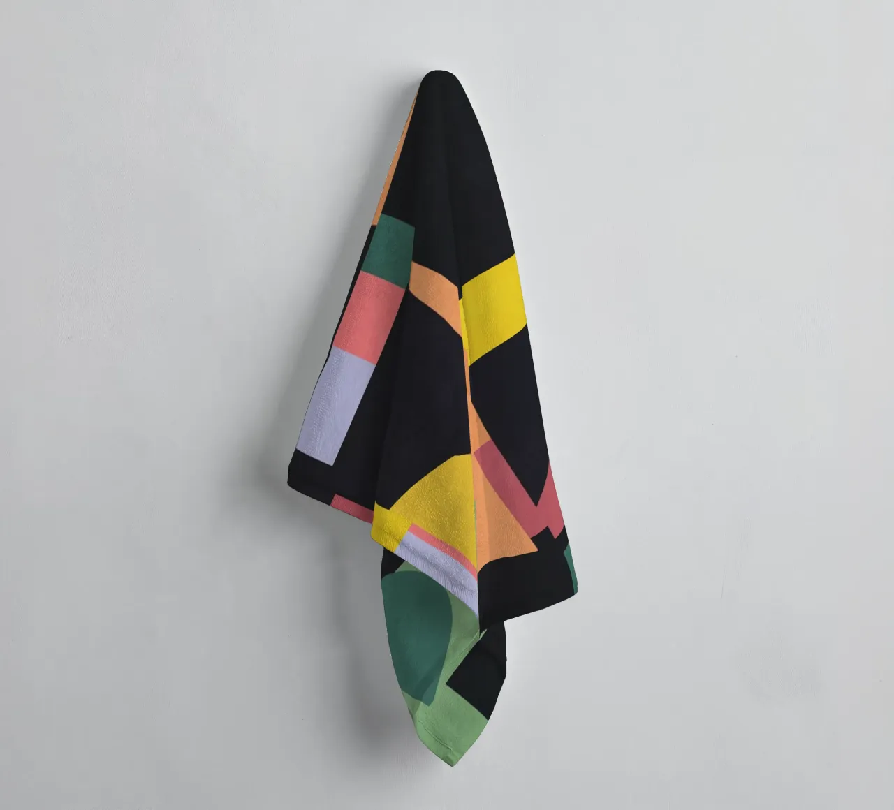 Bunte geometrische abstrakte Kunst 19 Handtuch von Gaite