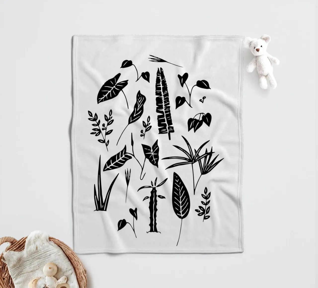 Plants of my Home coperta in pile da anisillustration