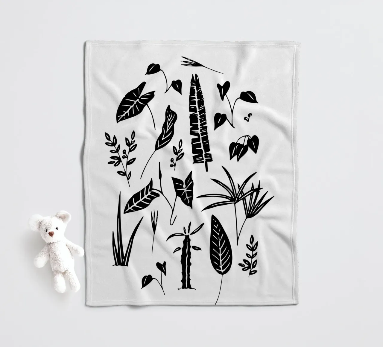 Plants of my Home coperta in pile da anisillustration